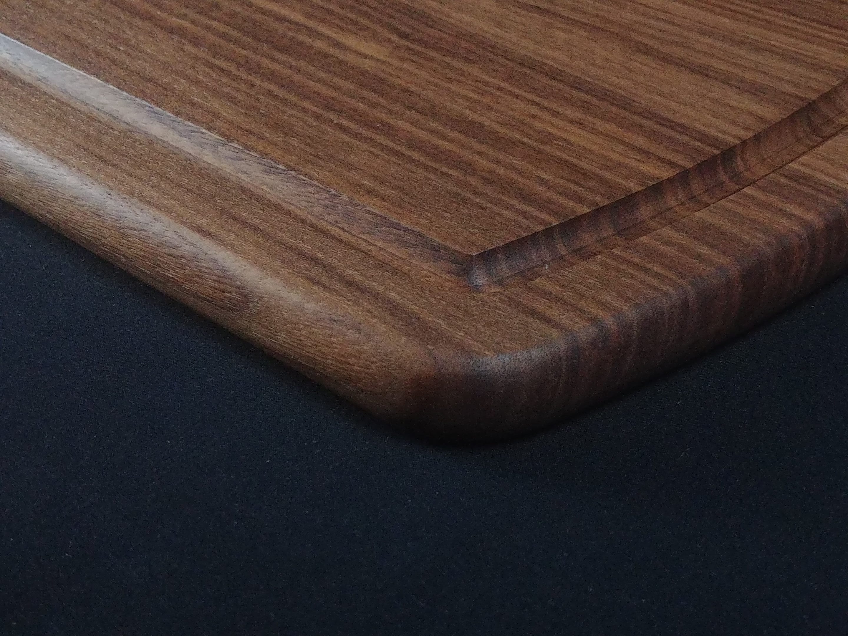 Personalized Reversible Black Walnut Cutting Board