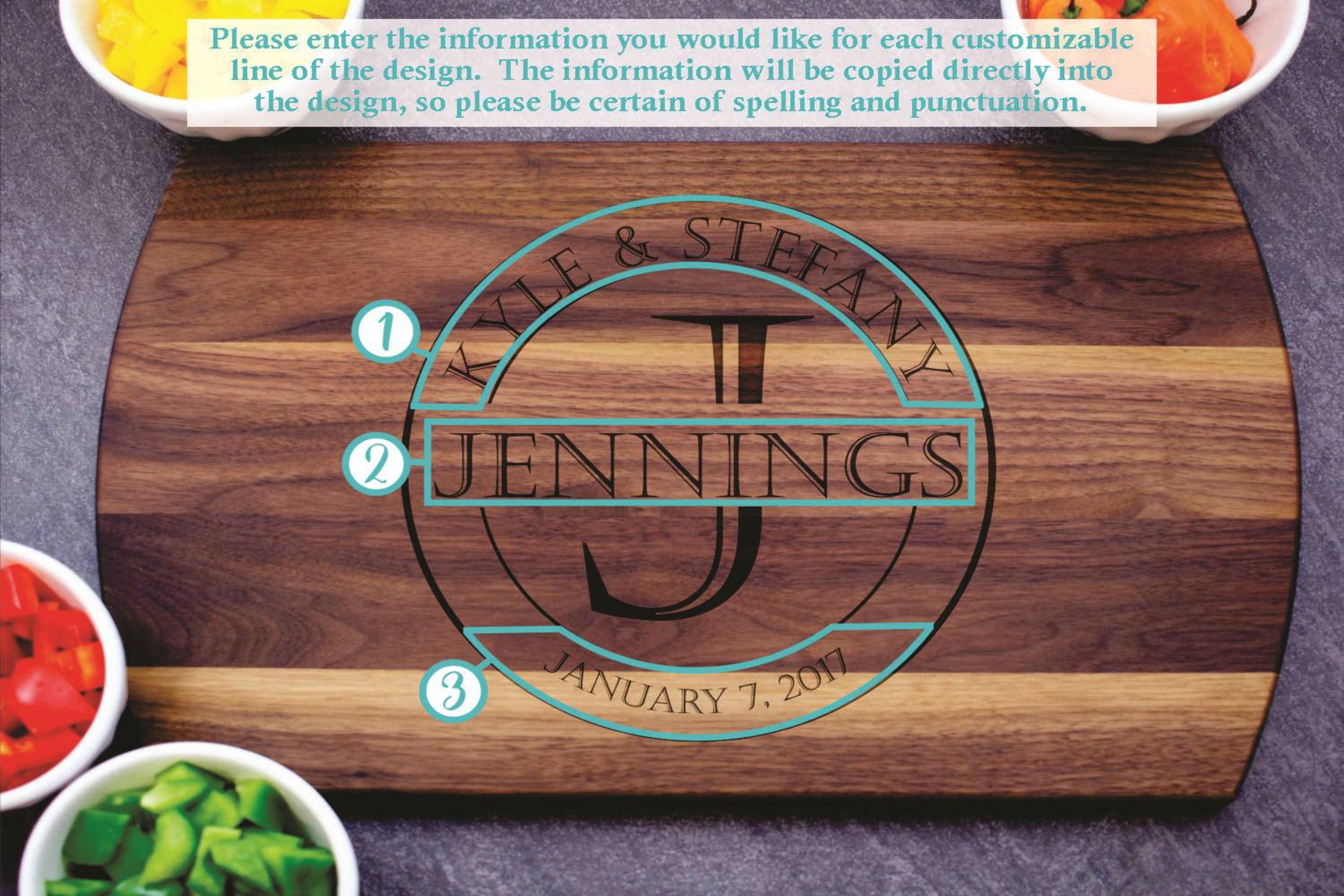 Personalized Cutting Board - Custom Cutting Board
