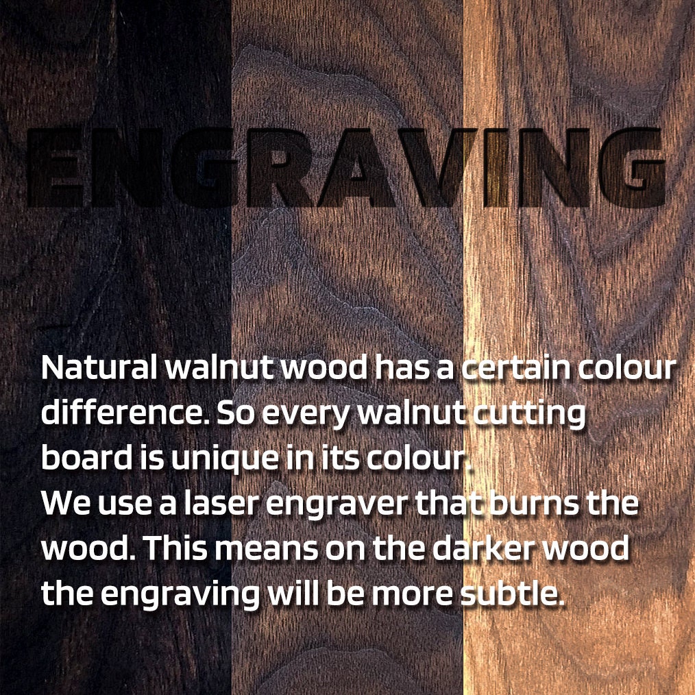 Personalized cutting board - Custom engraved