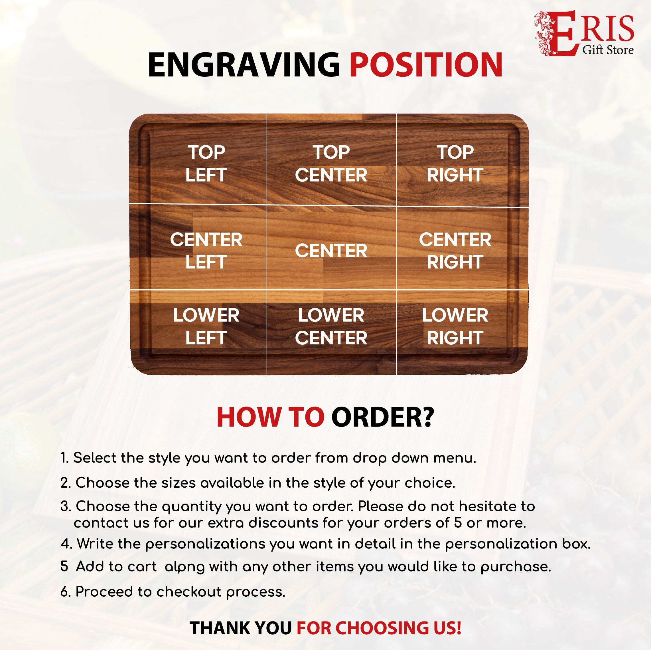 Custom Cutting Board - Grandma Cutting Board
