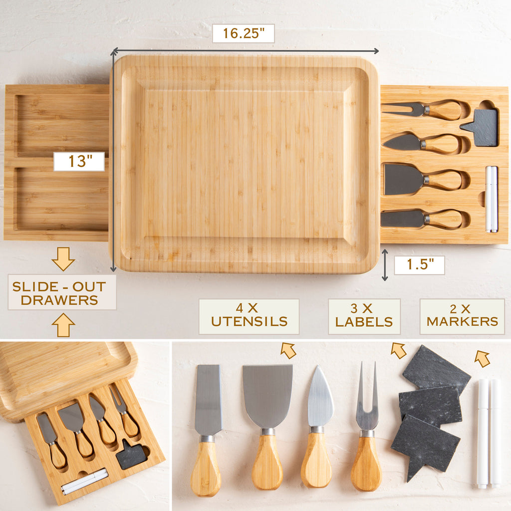 Personalized Charcuterie Board - Engraved Cheese Board