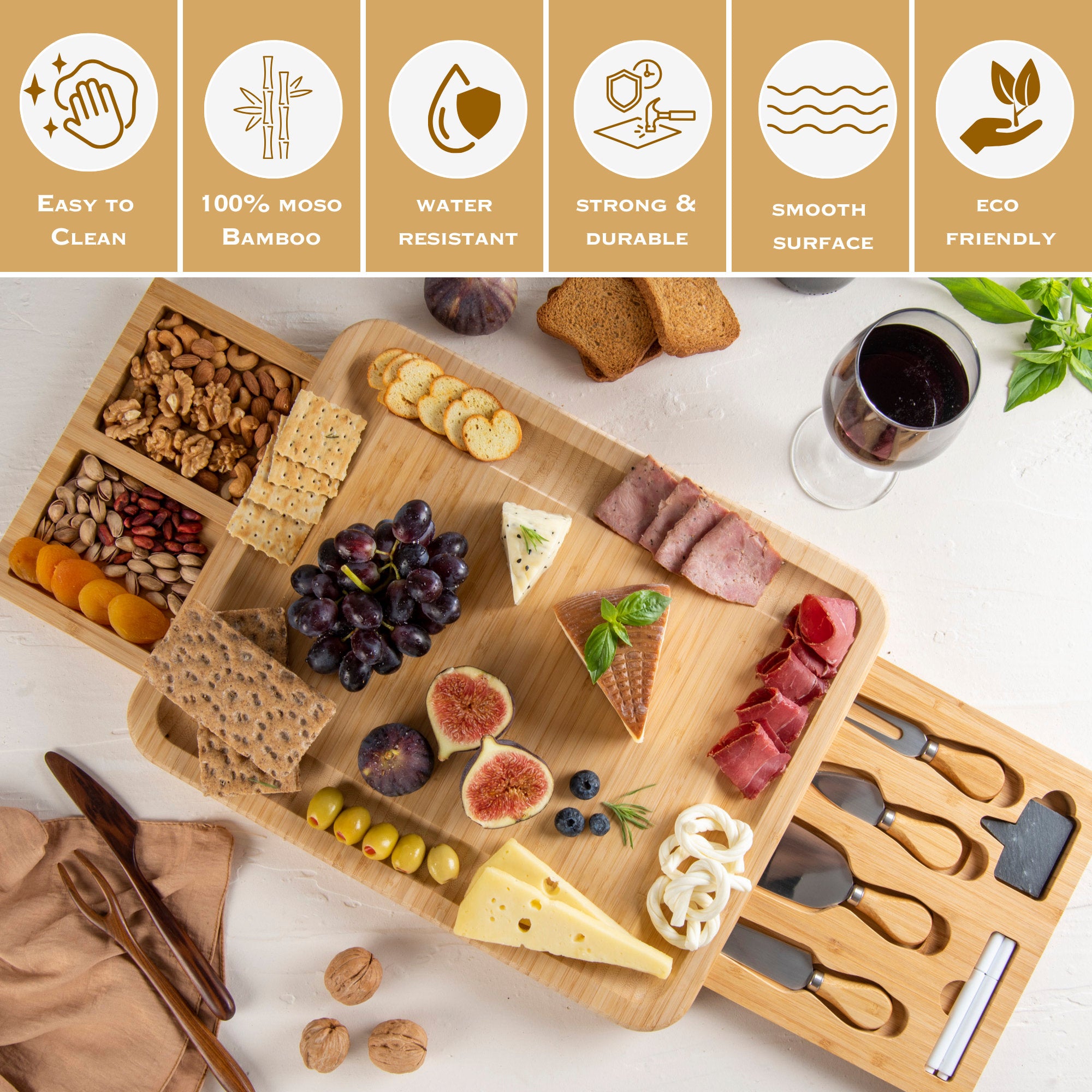 Personalized Charcuterie Board - Engraved Cheese Board