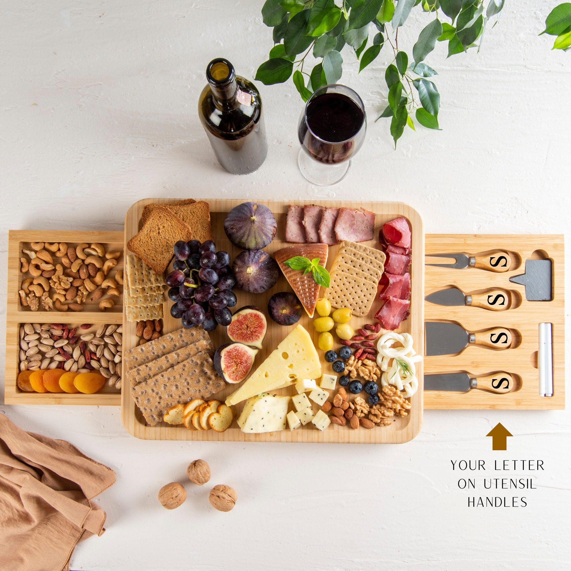 Personalized Charcuterie Board - Engraved Cheese Board