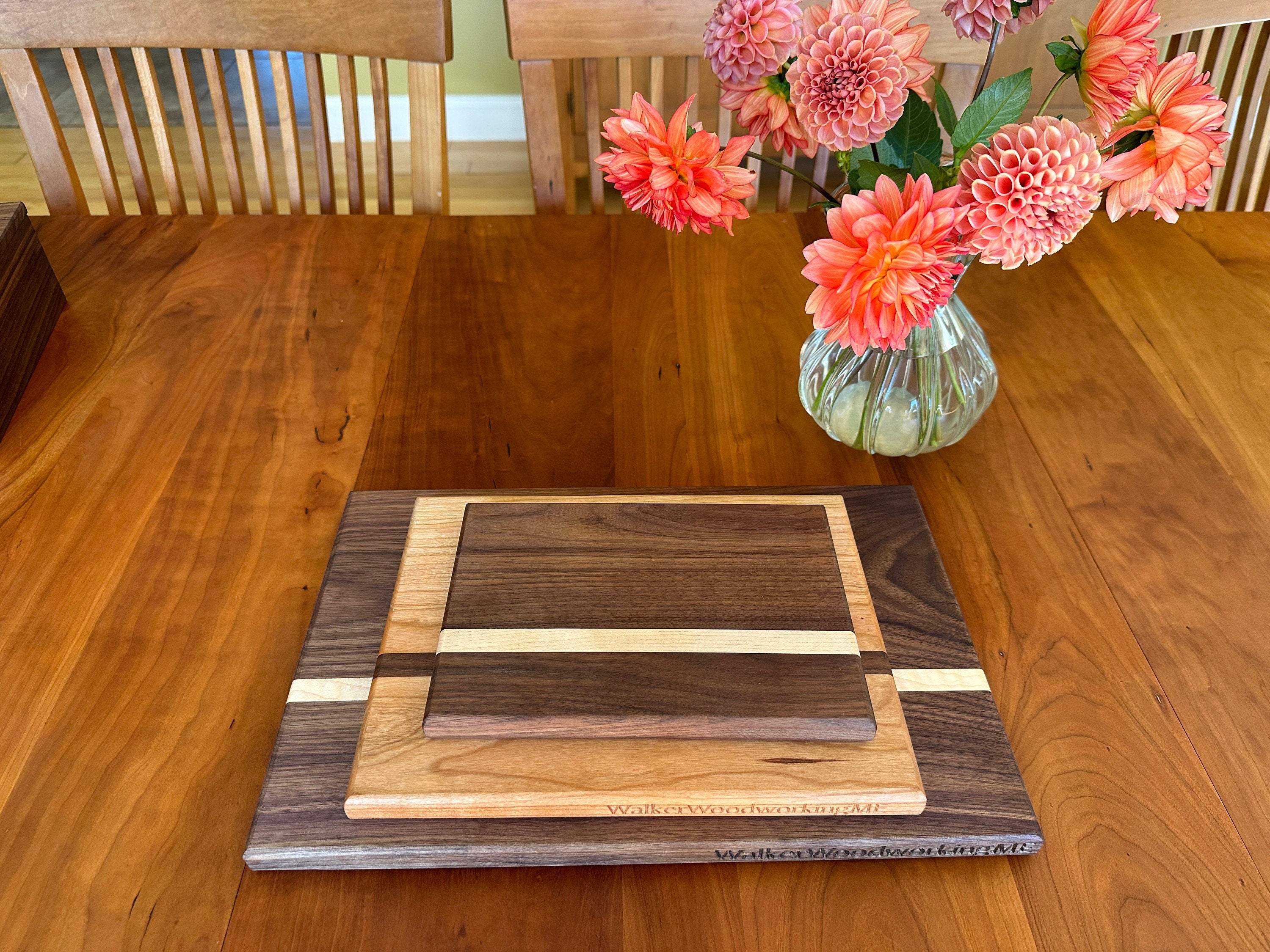 Set of Three Wooden Cutting Boards