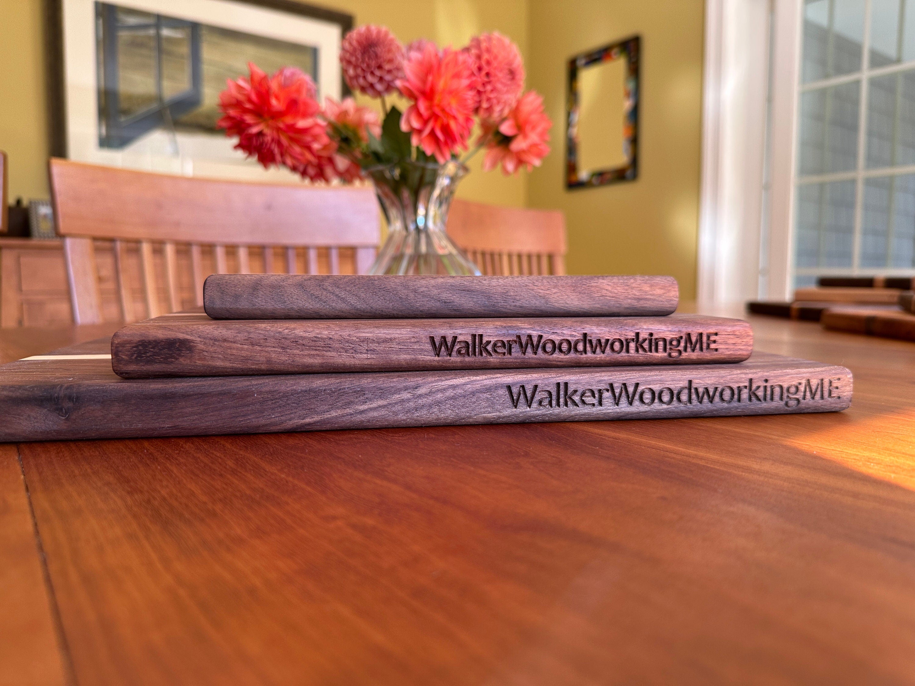 Set of Three Wooden Cutting Boards