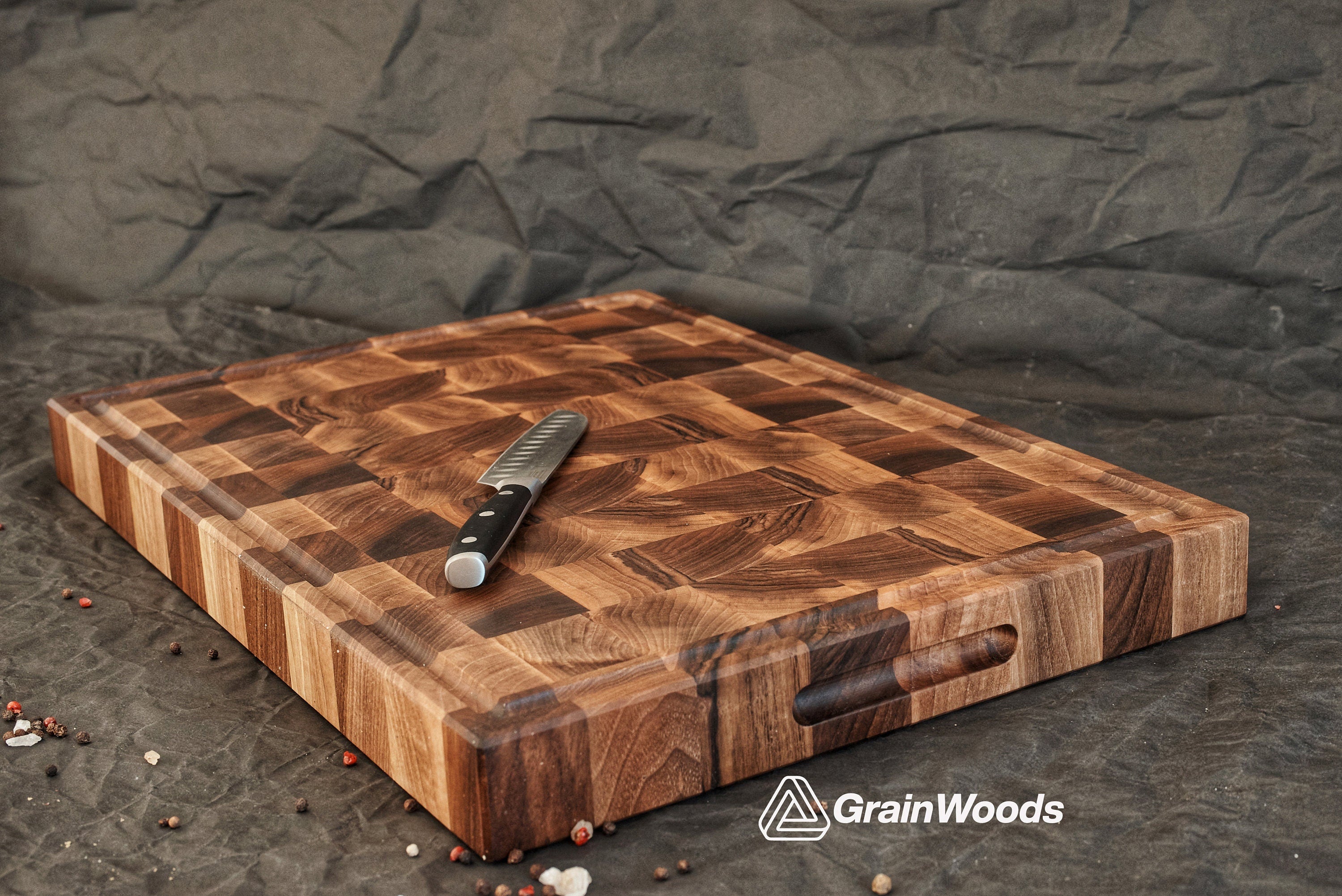Personalized Double sided Walnut Cutting Board