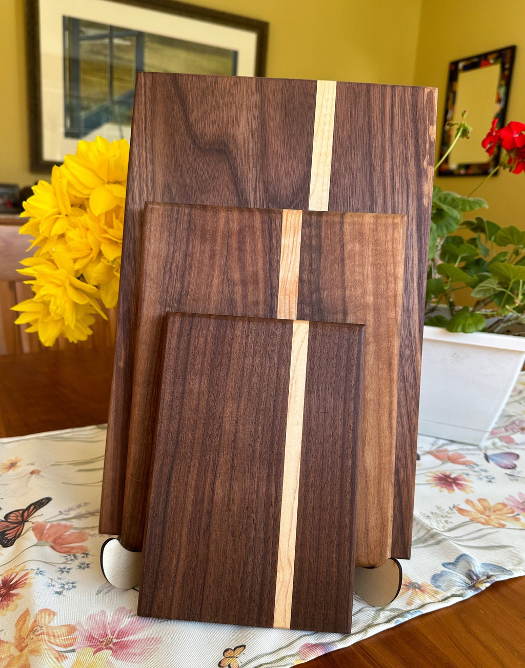 Set of Three Wooden Cutting Boards