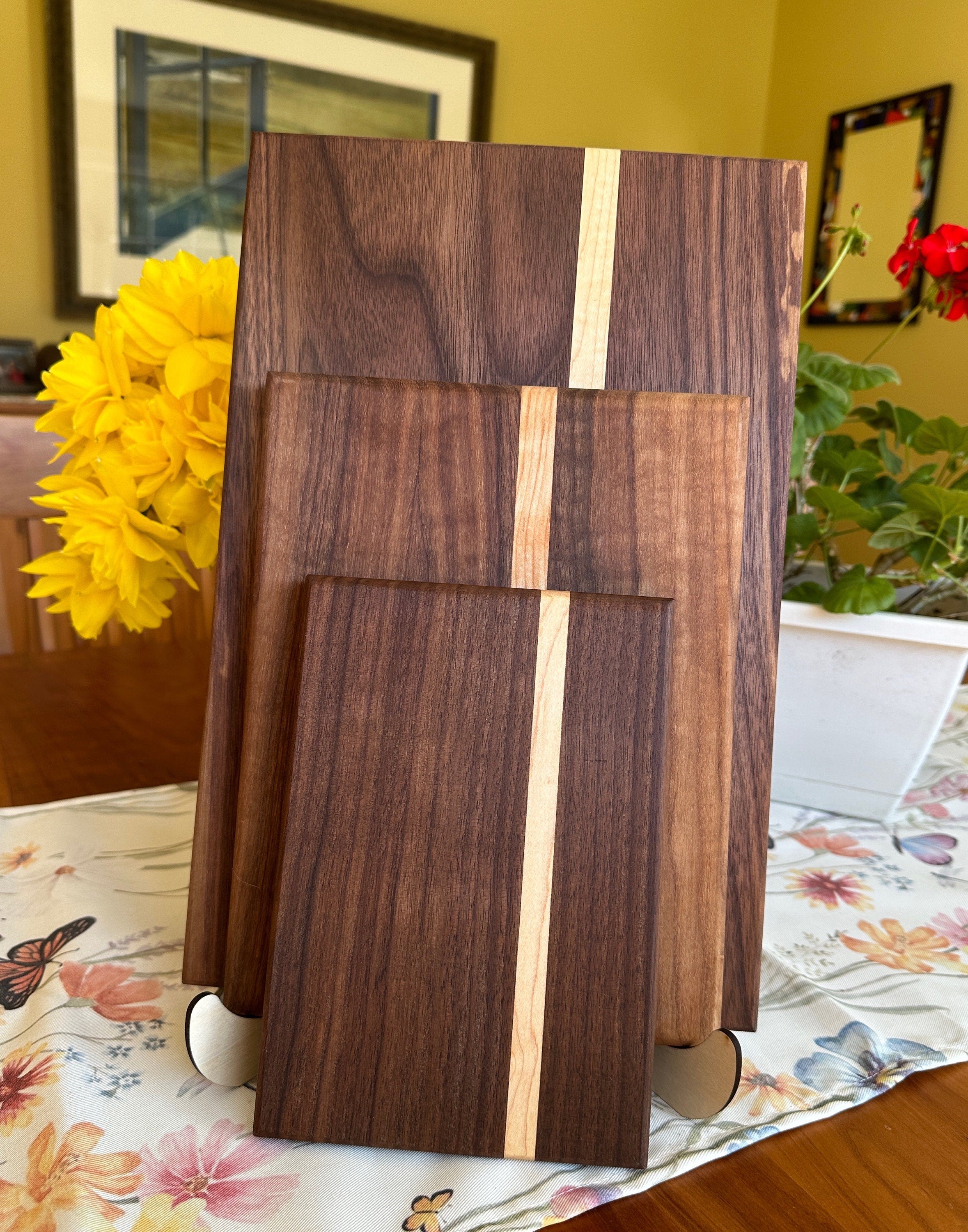 Set of Three Wooden Cutting Boards