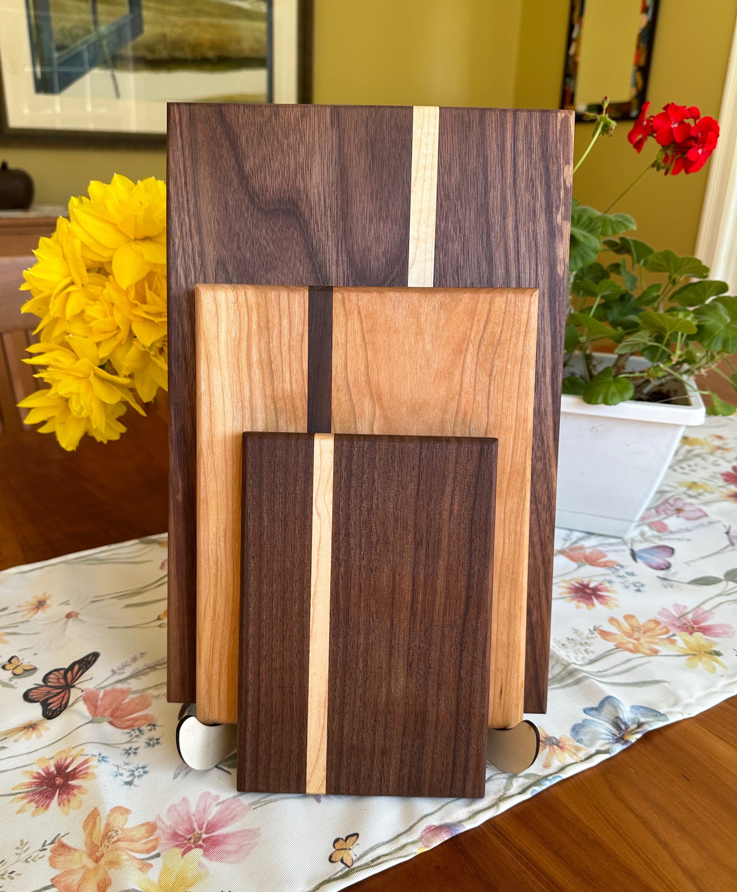 Set of Three Wooden Cutting Boards