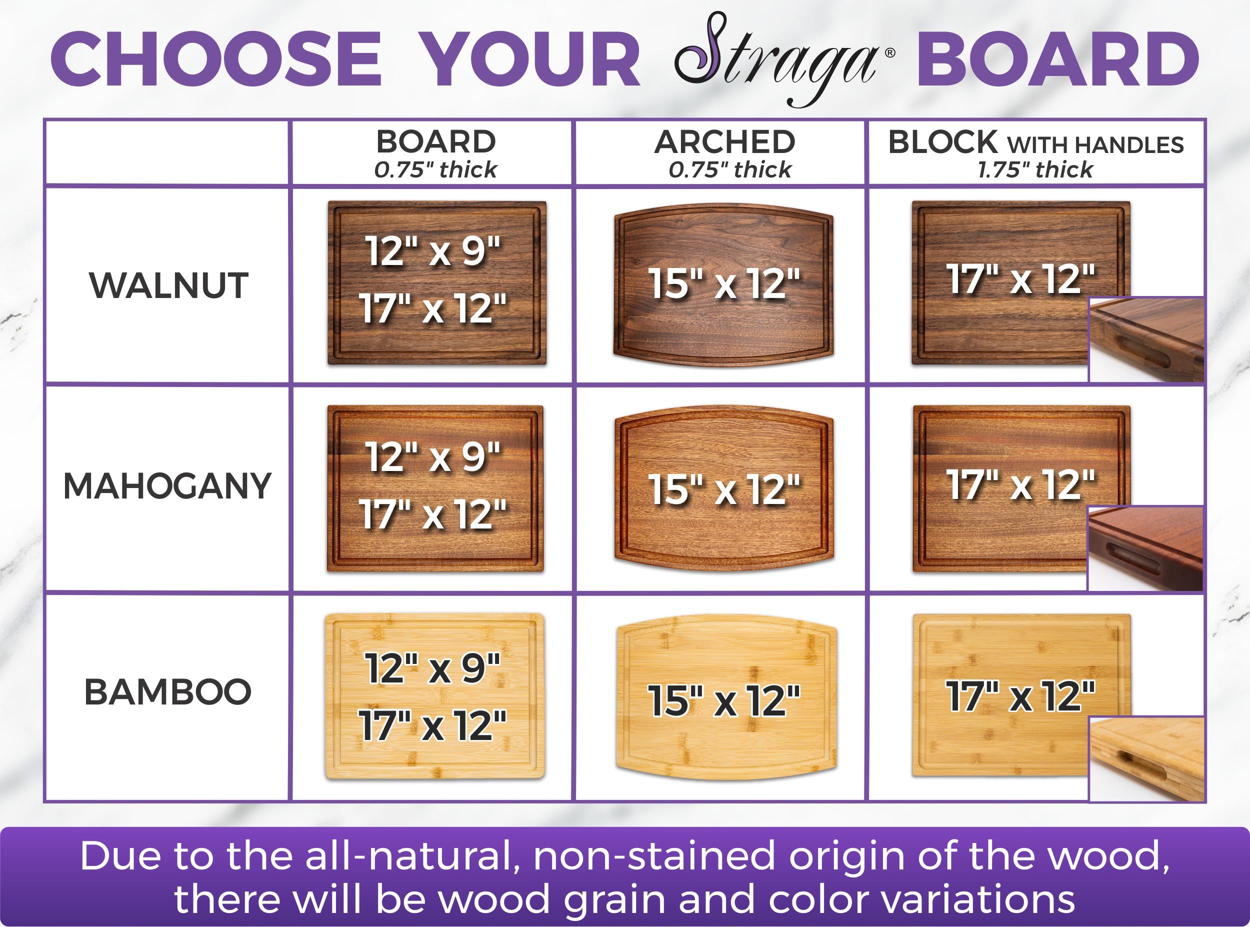 Personalized Handmade Cutting Board Floral