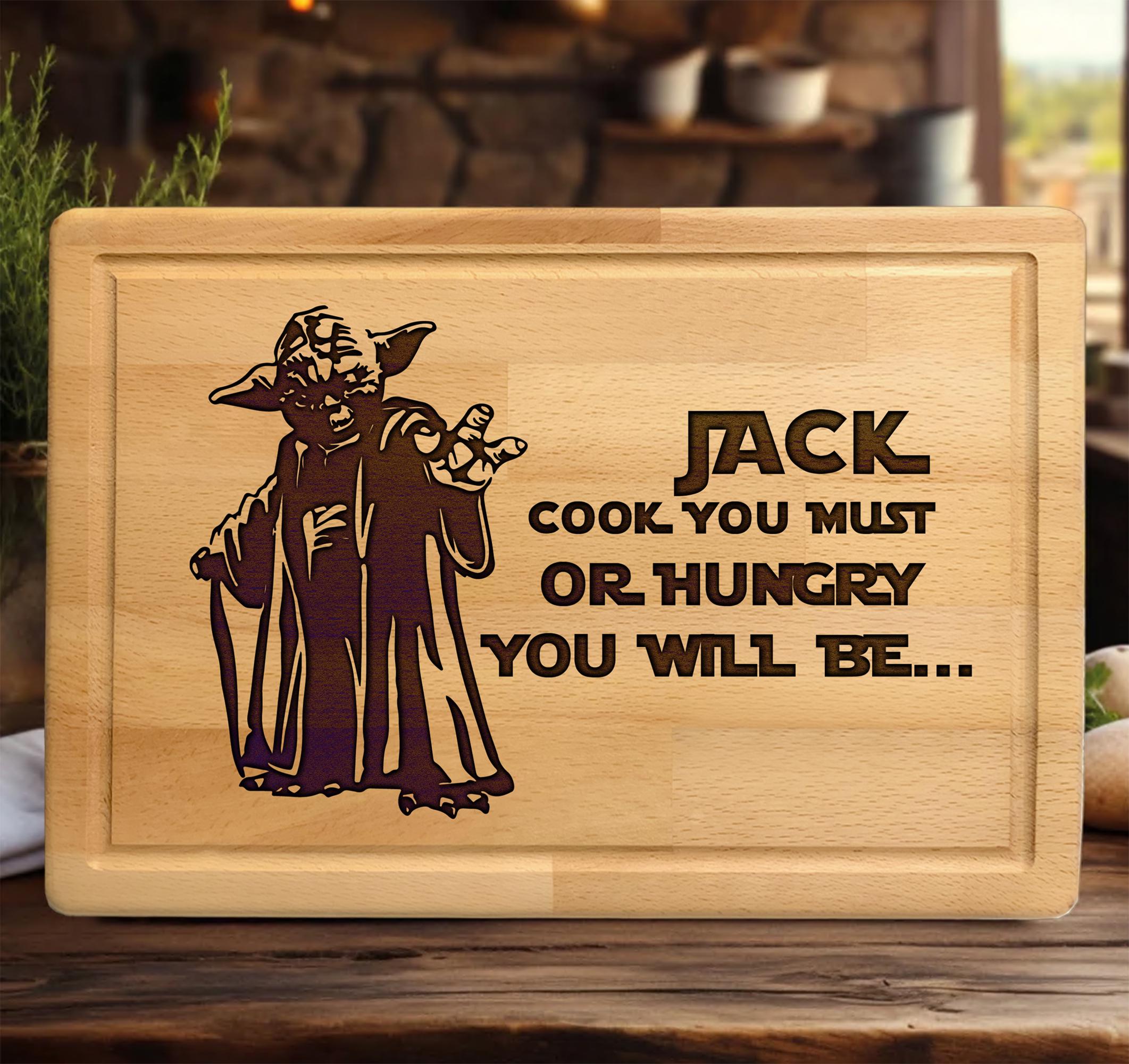 Personalized Fantastic Designed Yoda Cutting Board