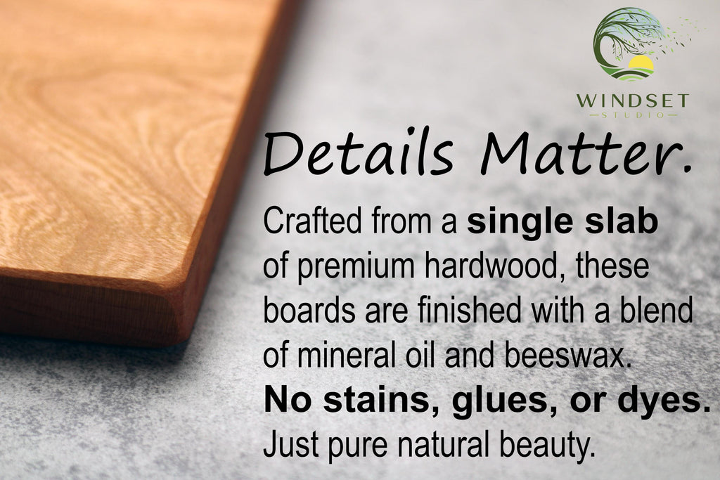 Solid One Piece Cutting Board – Wooden Serving Boards