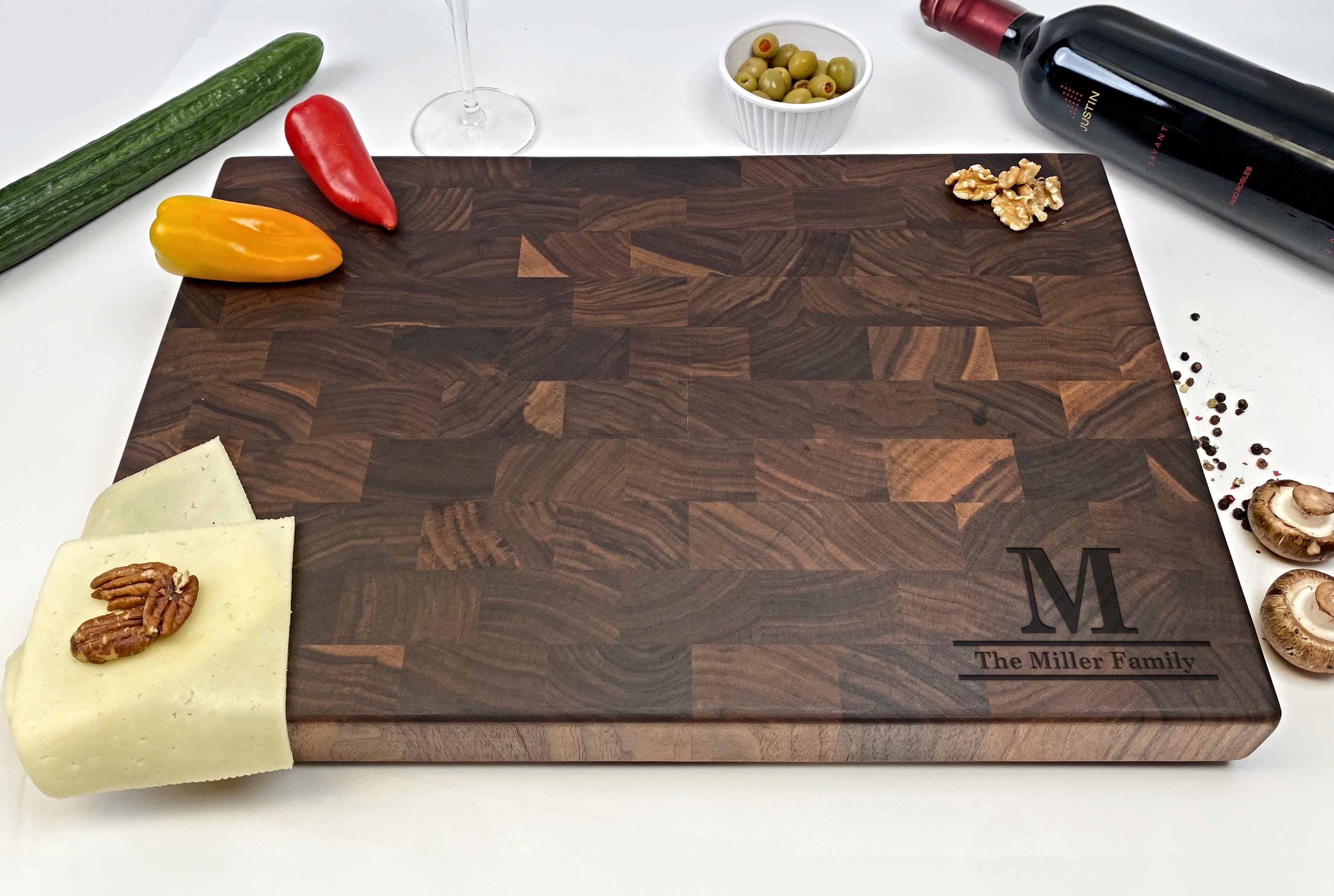 Personalized Cutting Board - End Grain Chopping Block