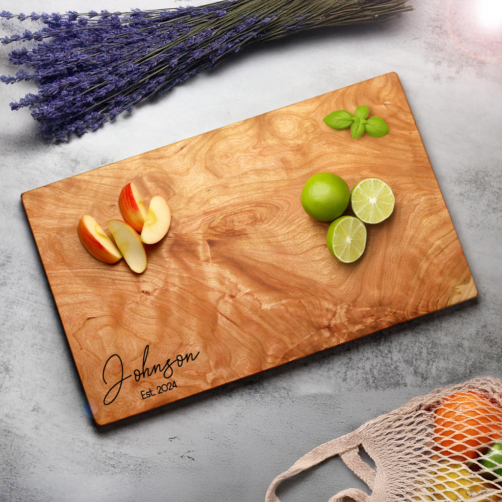 Personalized Wood Charcuterie Board No Glue