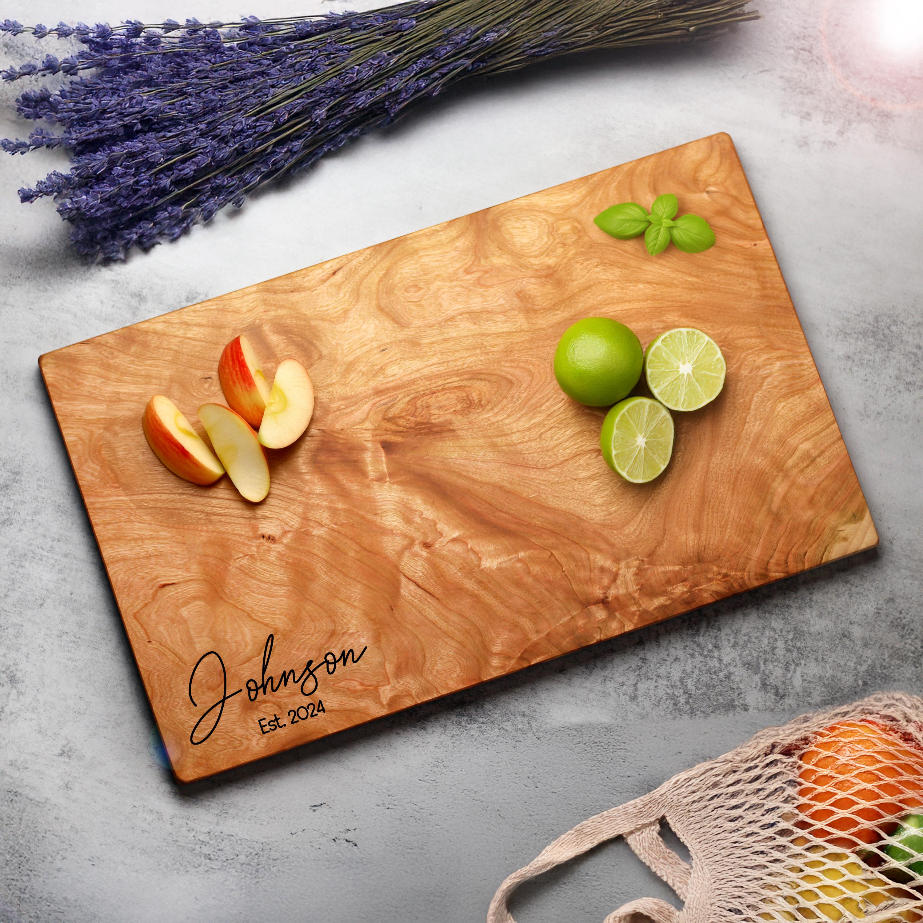 Personalized Wood Charcuterie Board No Glue