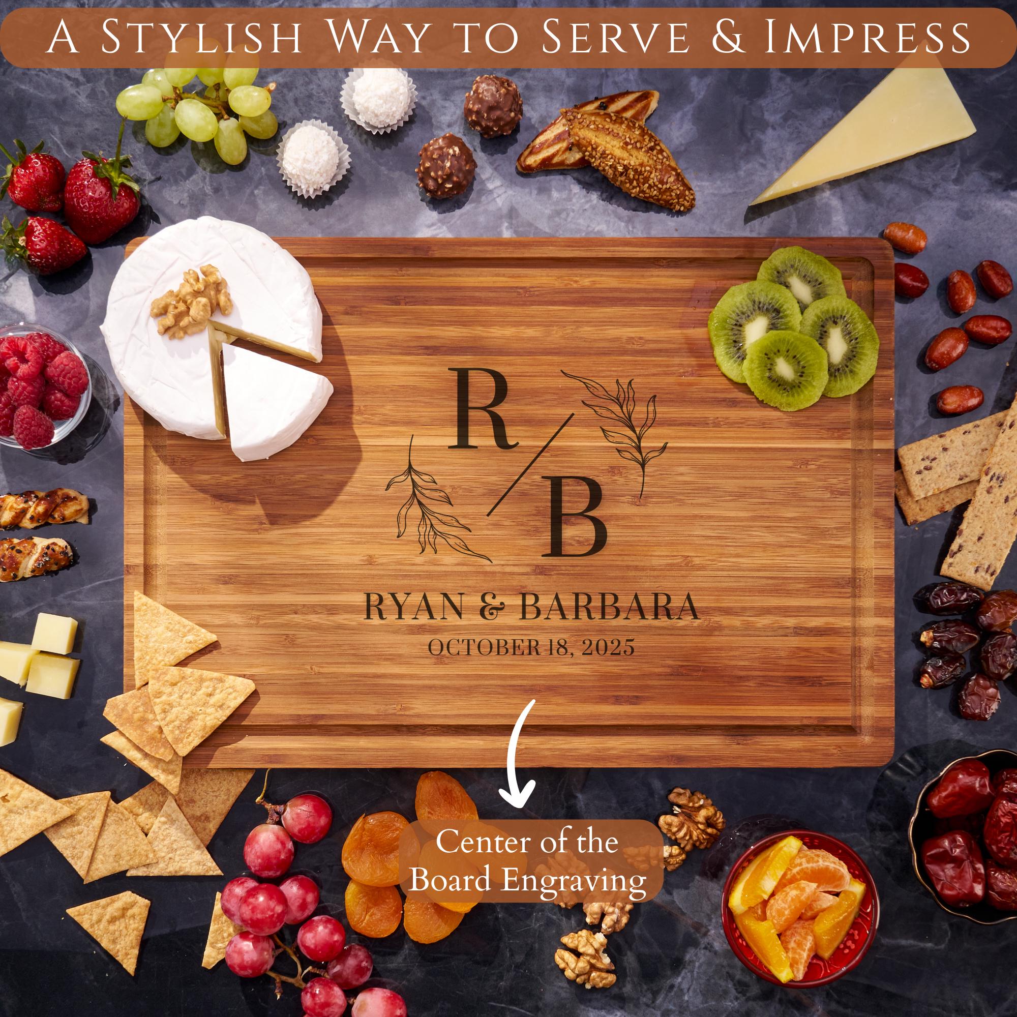 Personalized Cutting Board Engraved Cheese Board