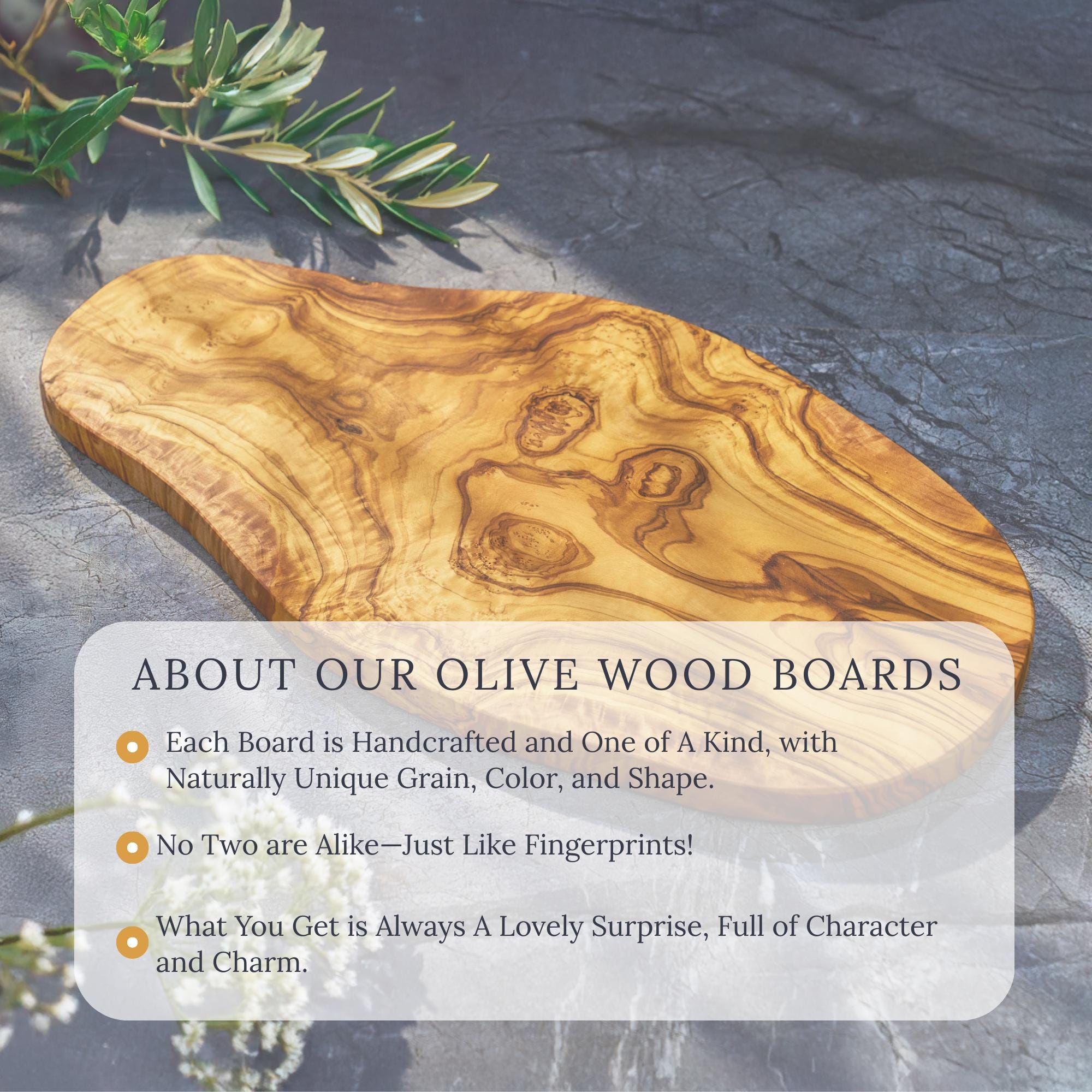 Personalized Charcuterie Board - Olive Wood Cutting Board