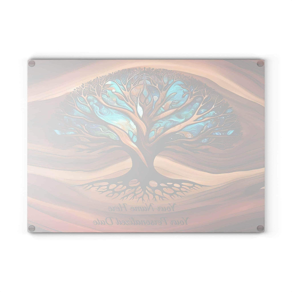 Personalized Charcuterie Board - Tree of Life Glass