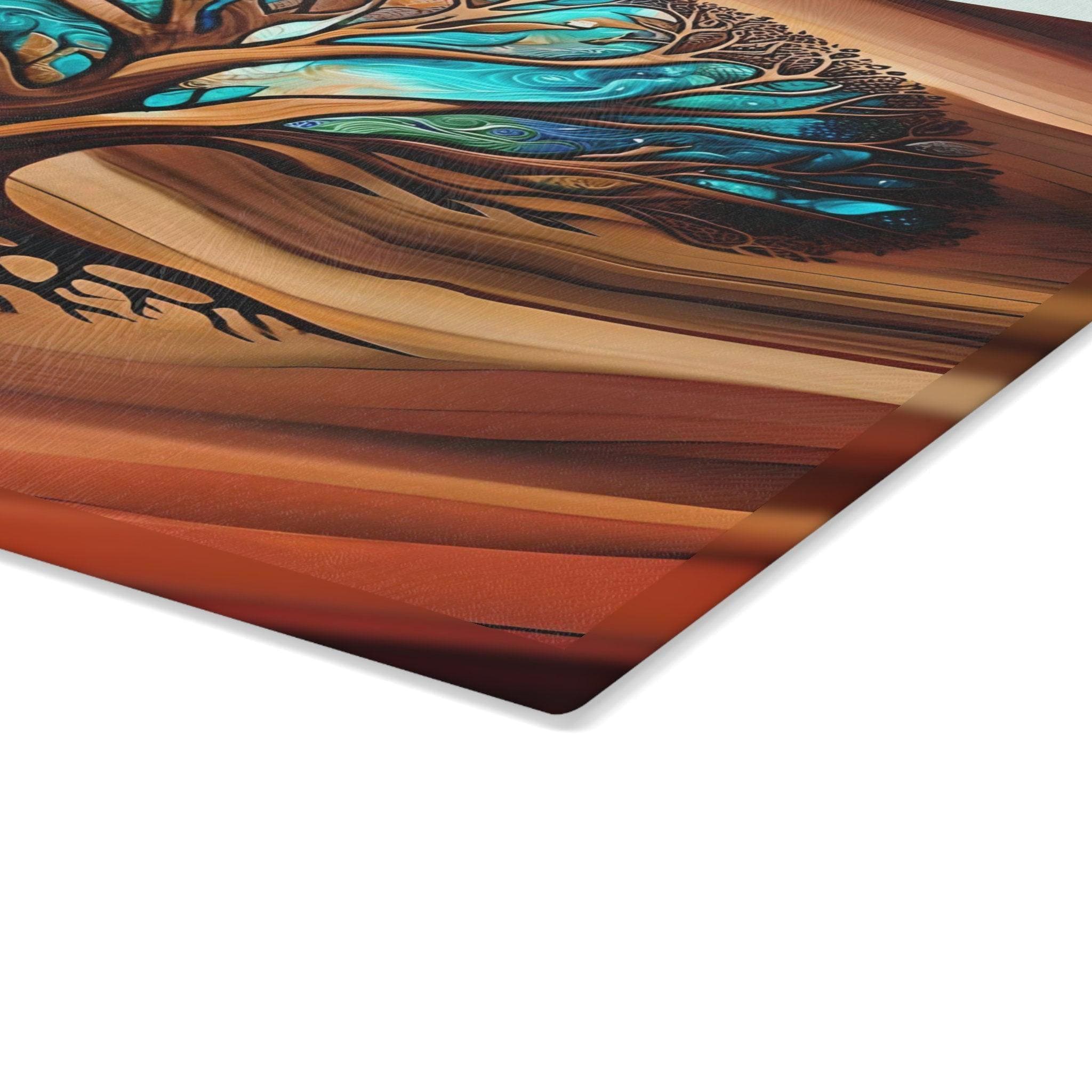 Personalized Charcuterie Board - Tree of Life Glass