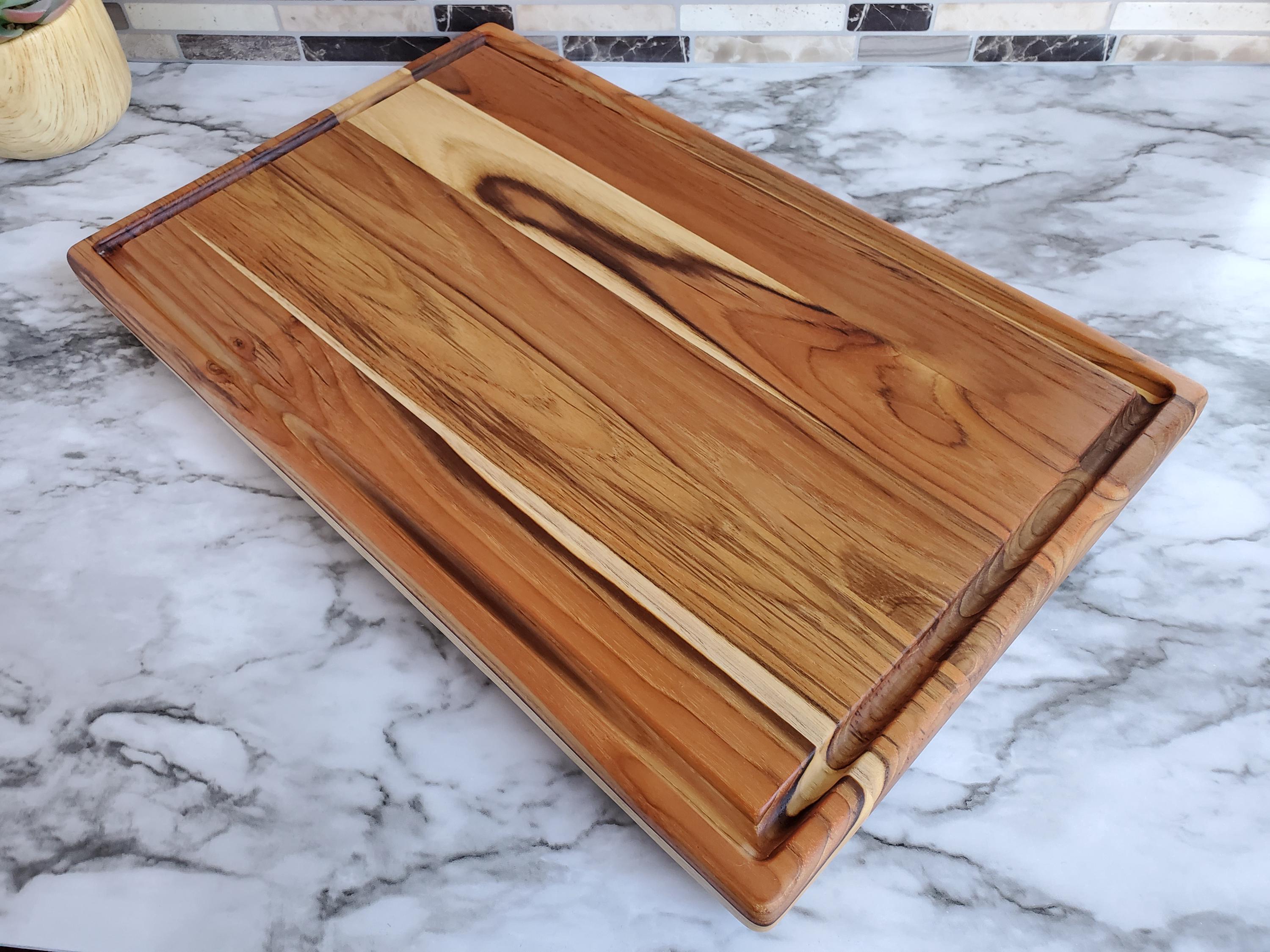 Custom Size Teak Wood Cutting Board