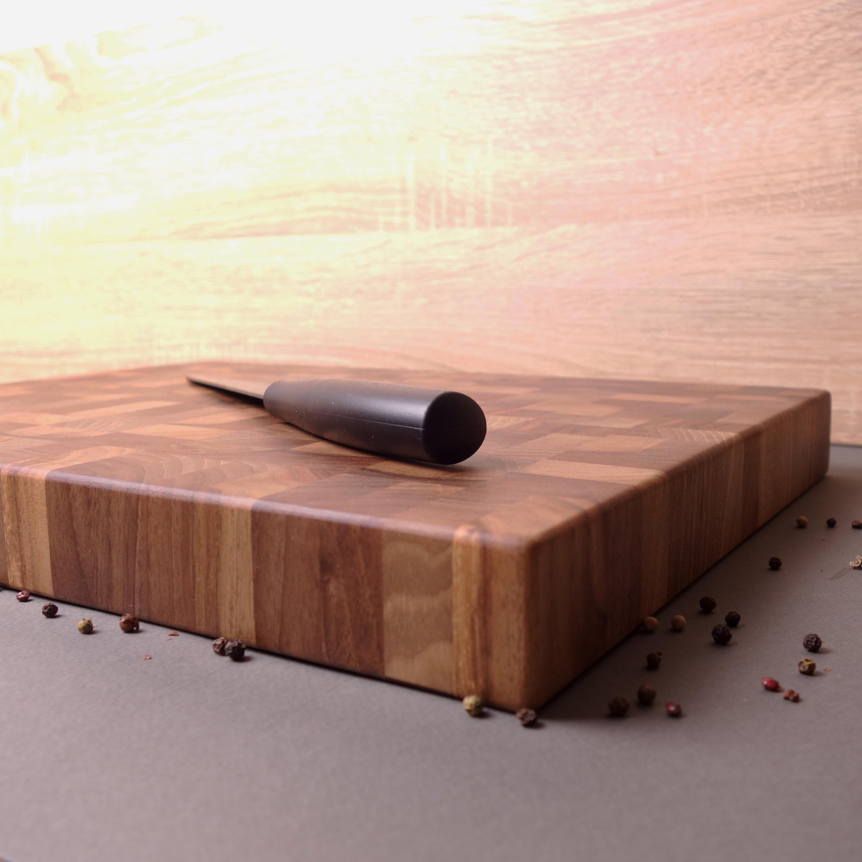 Handmade Reversible Walnut End Grain Cutting Board