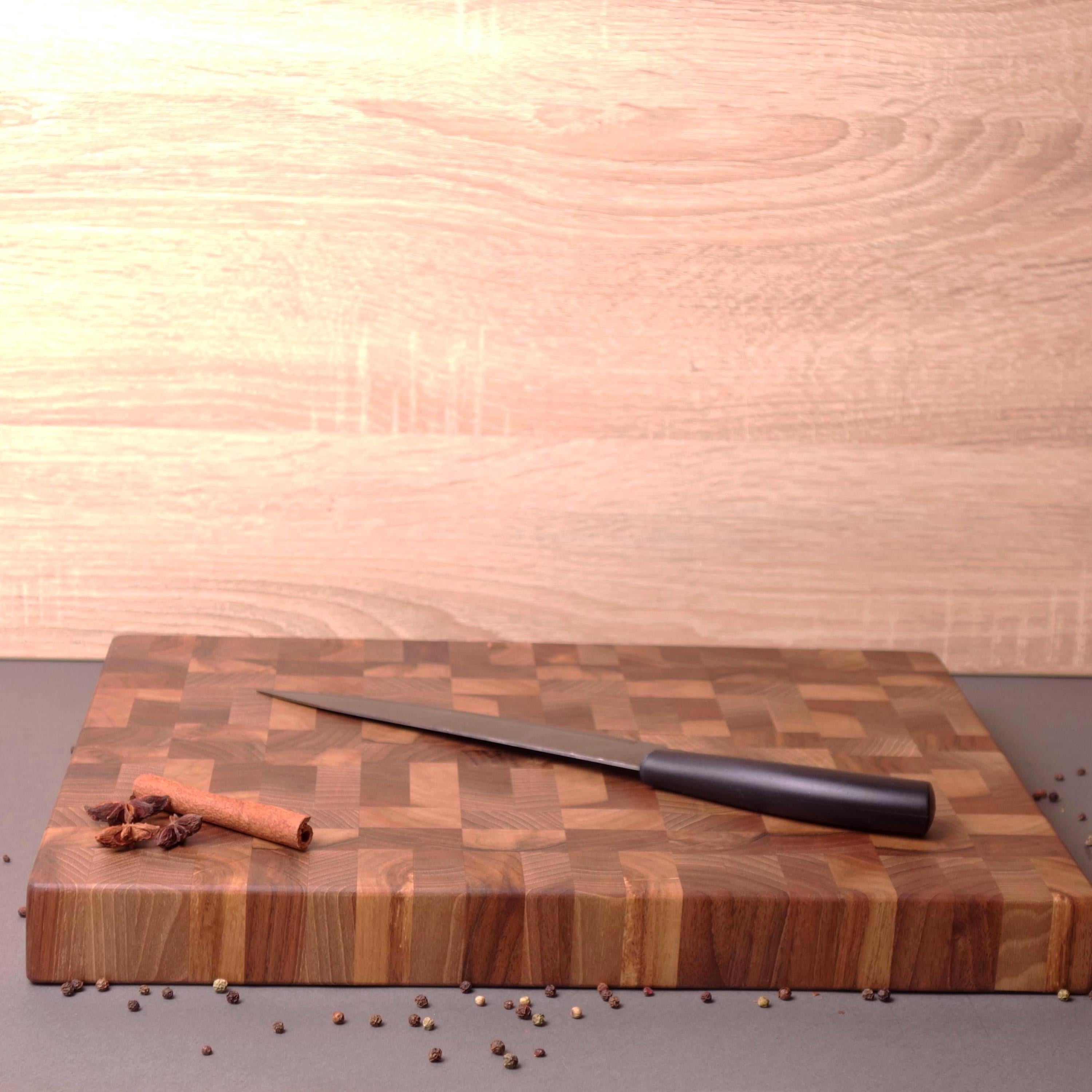Handmade Reversible Walnut End Grain Cutting Board
