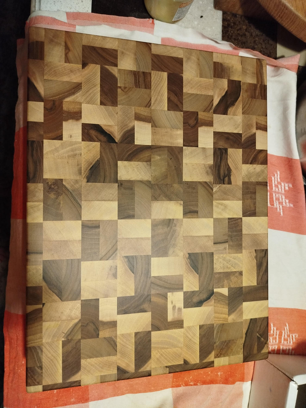 Handmade Reversible Walnut End Grain Cutting Board