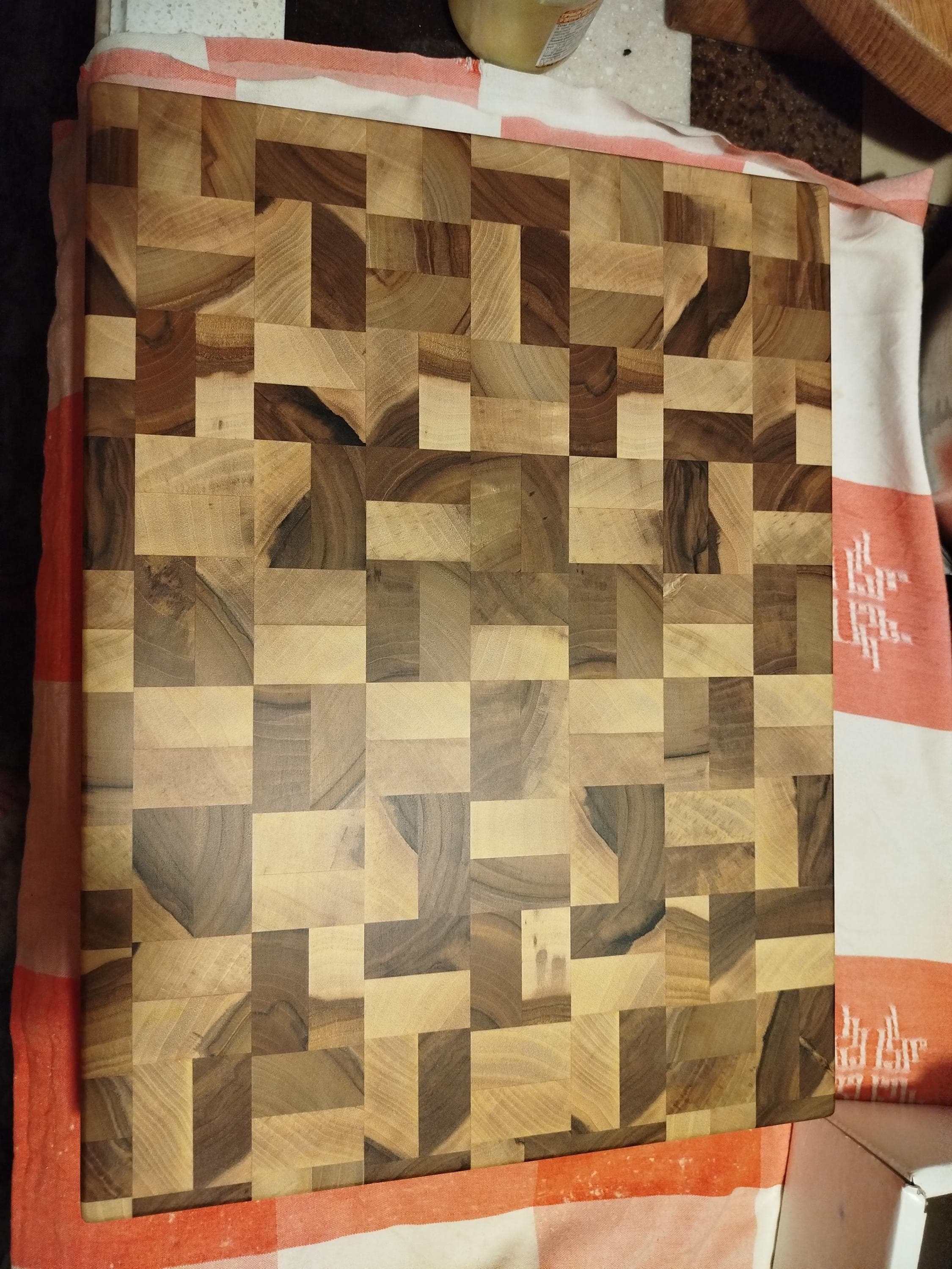 Handmade Reversible Walnut End Grain Cutting Board
