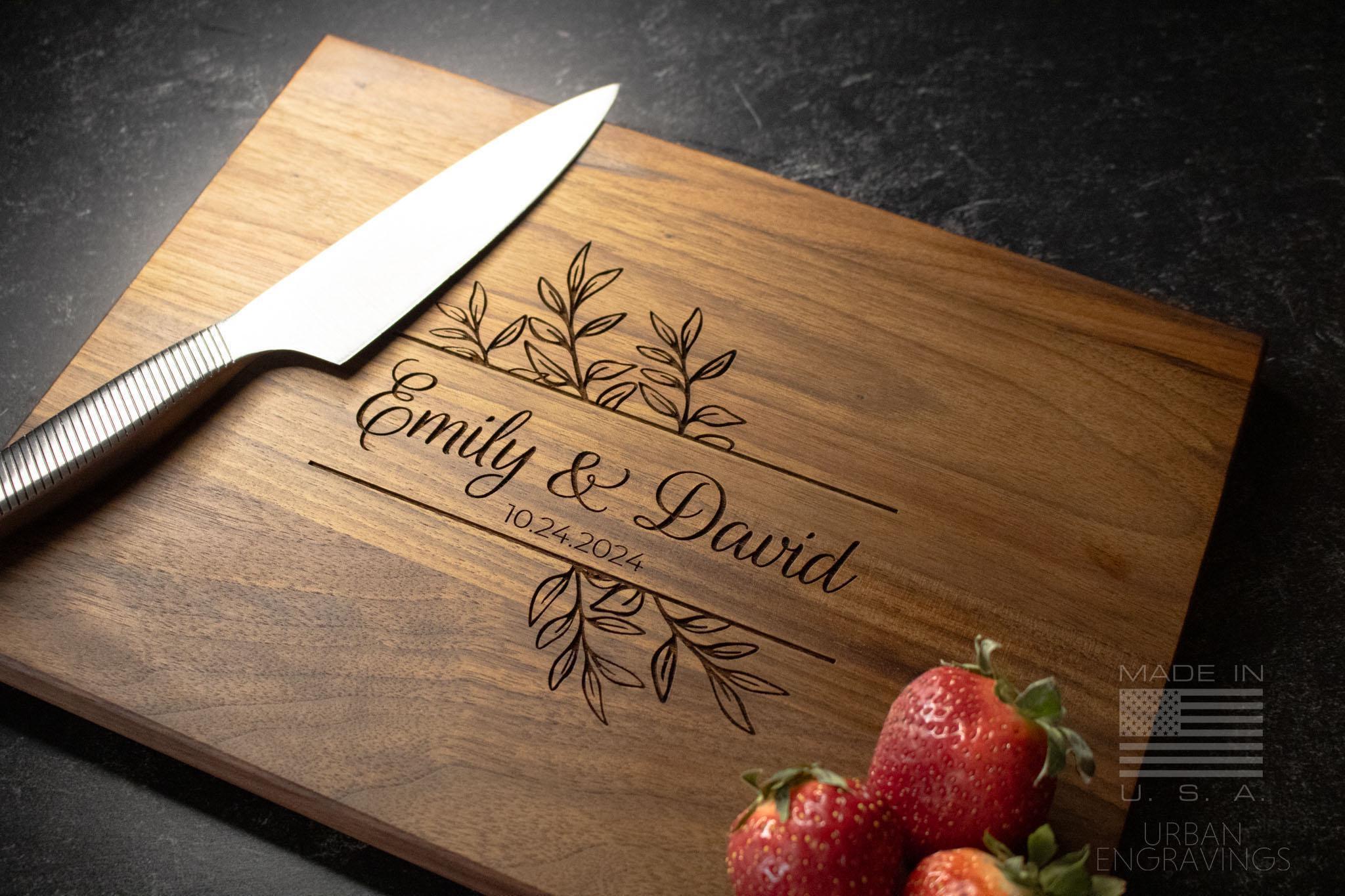 Wood Cutting Board - Personalized Cutting Board