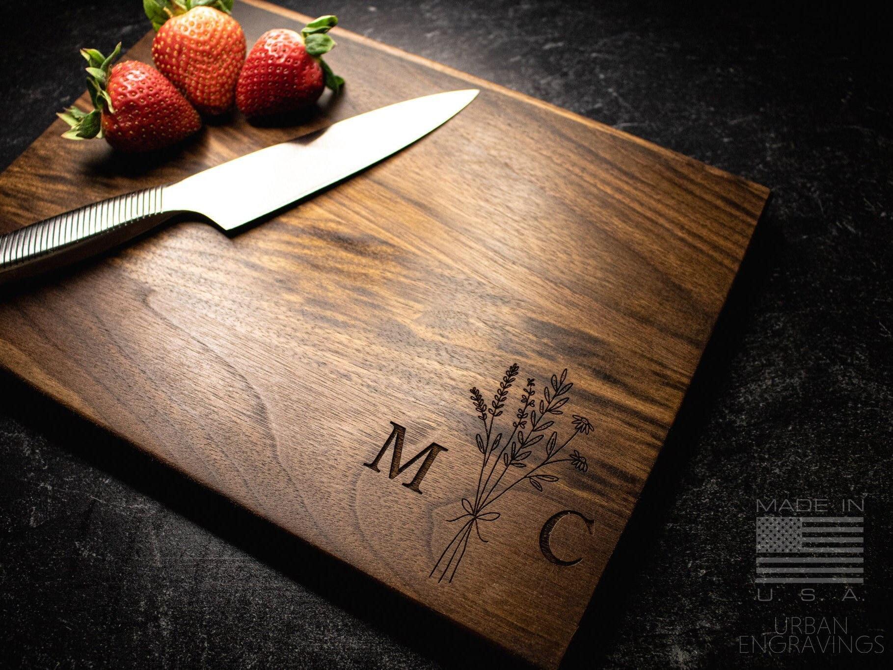 Wood Cutting Board, Personalized Cutting Board