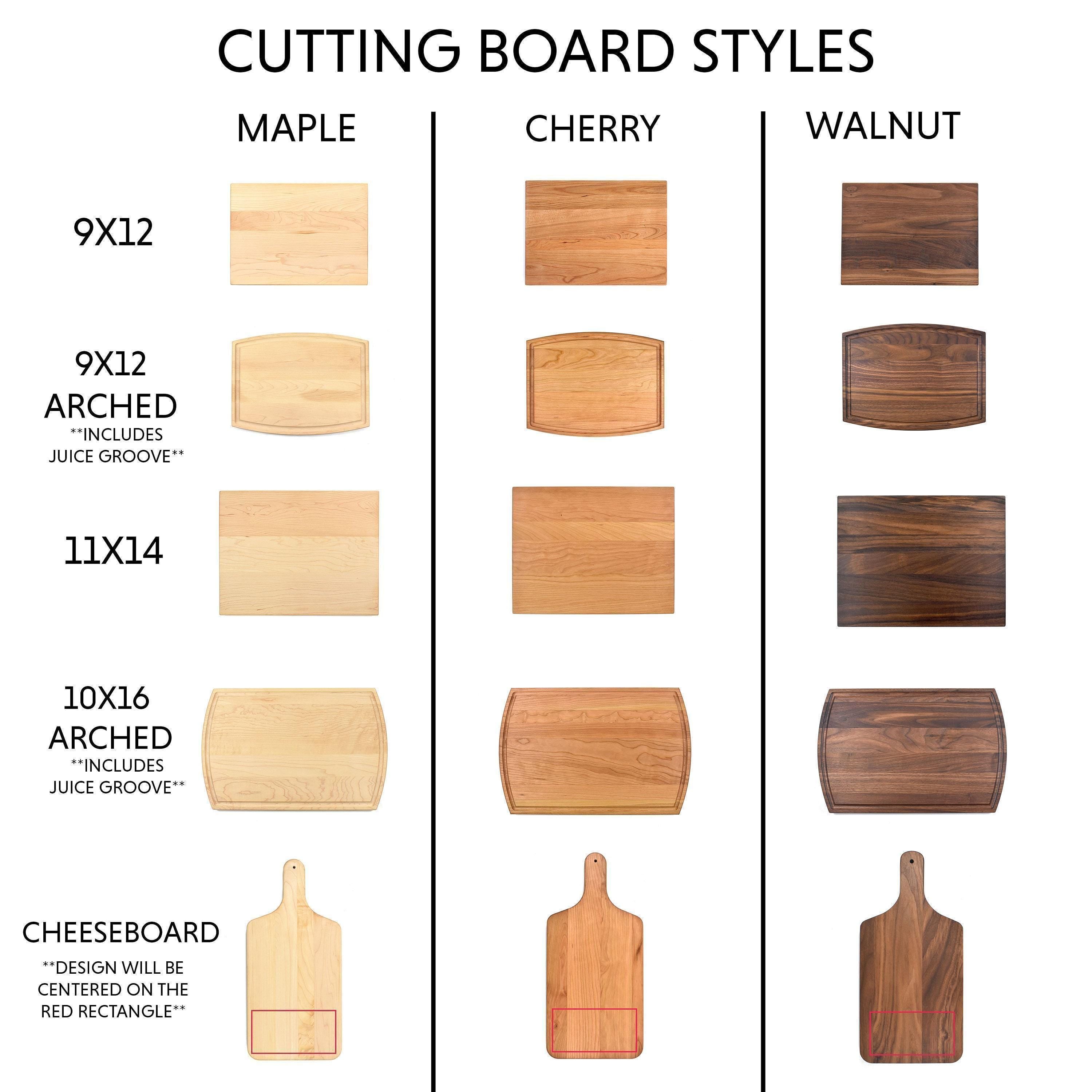 Wood Cutting Board, Personalized Cutting Board