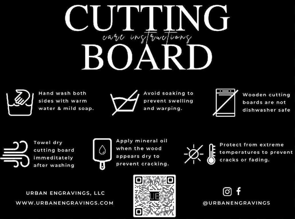 Wood Cutting Board, Personalized Cutting Board